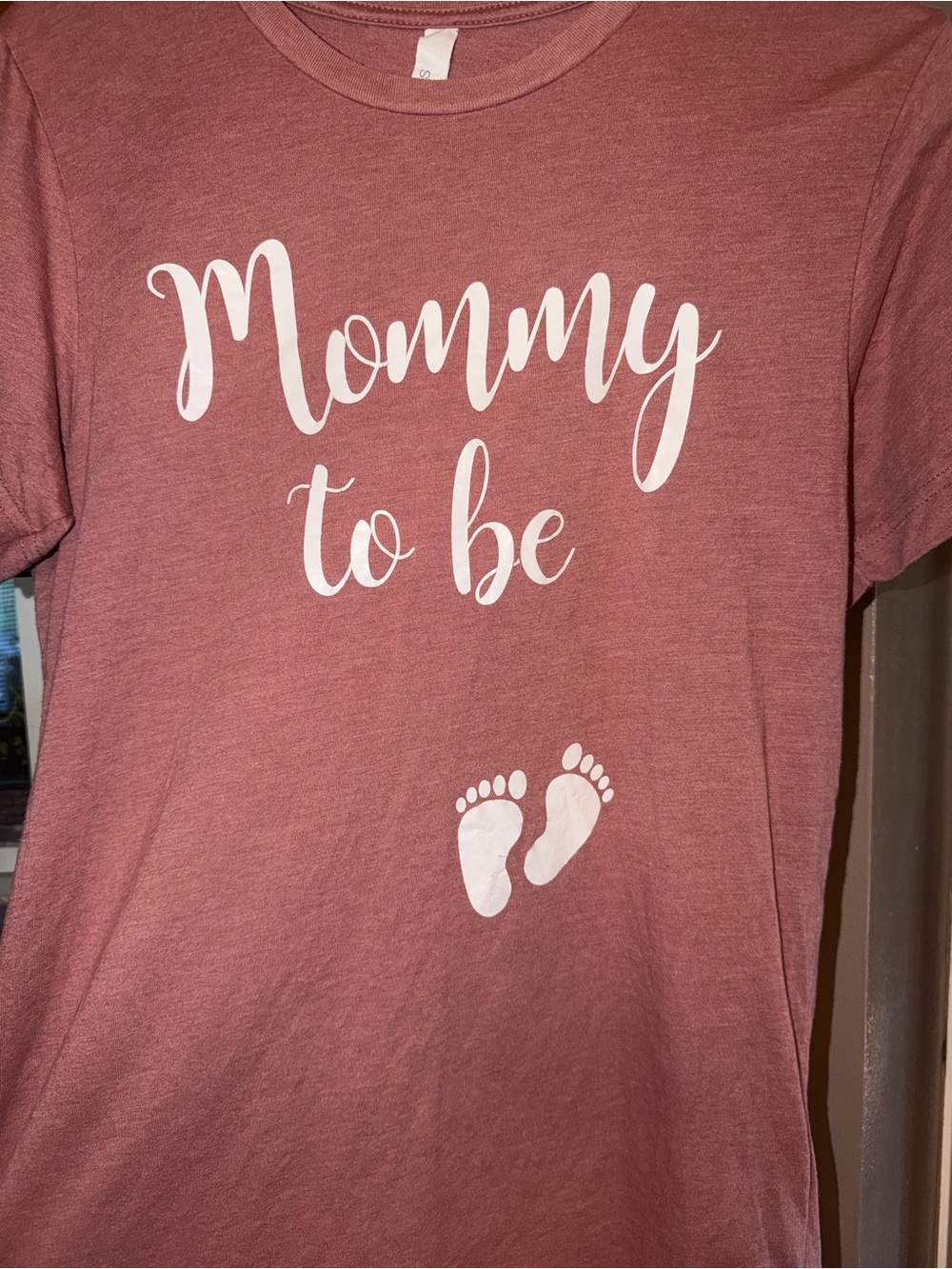 Medium Bella Canvas Dusty Rose 'Mommy to Be' Tee. MUST BE BUNDLED